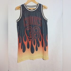 Crooks And Castles 38 Flame Graphic Tank Top Jersey